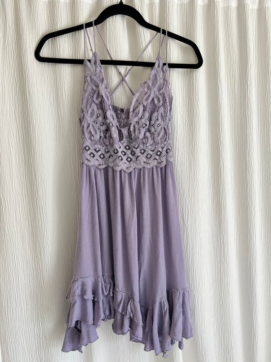 Purple Lace Dress