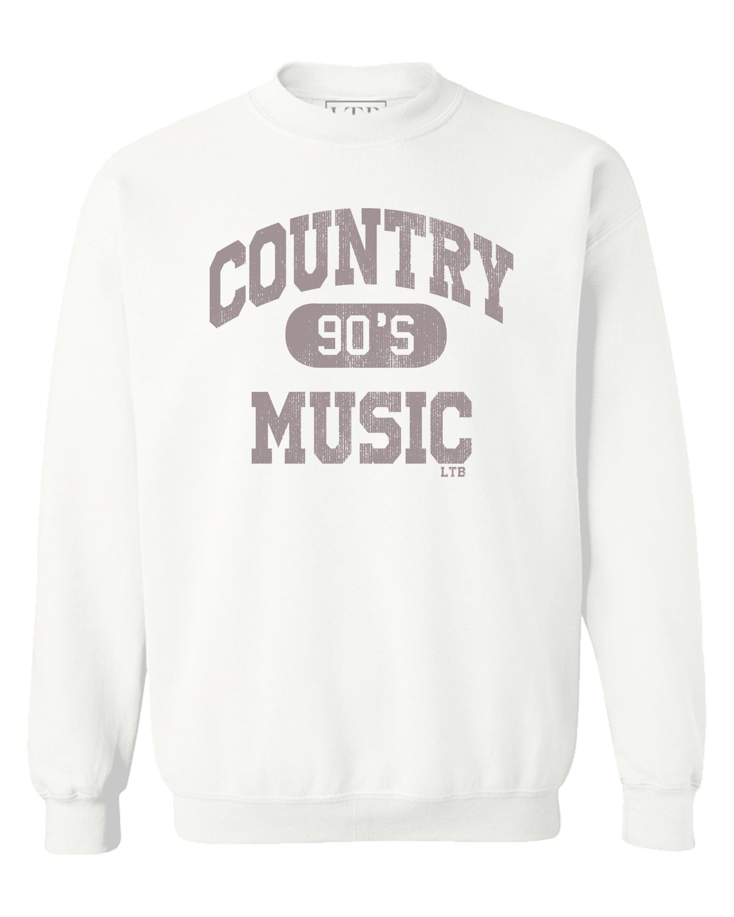90's Country Sweatshirt Crewneck Off White