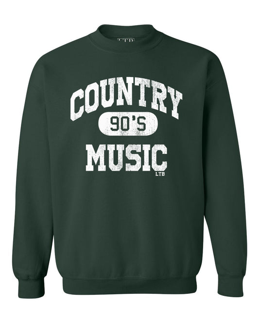 90's Country Crewneck Sweatshirt Green